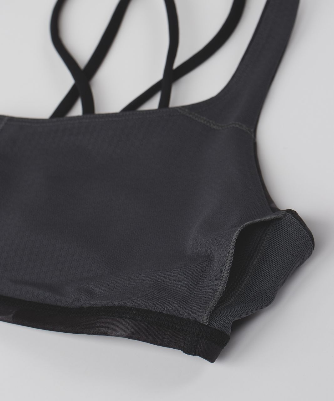 Lululemon Free To Be Bra - Poppy Petals Dark Slate Black / Black - lulu ...