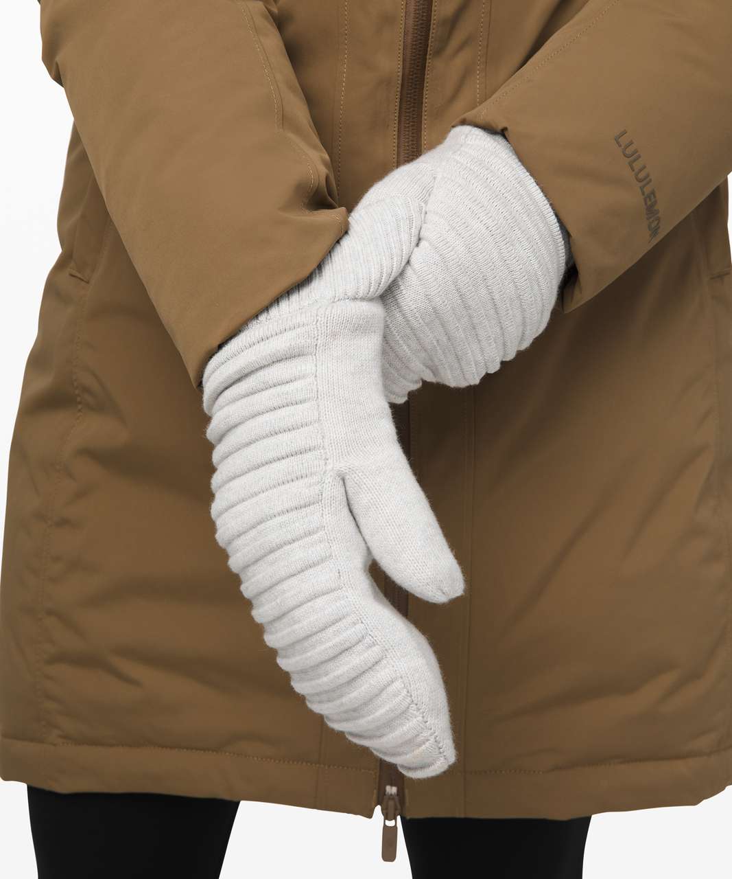 Lululemon Sweet and Sherpa Mittens - Heathered Core Ultra Light Grey