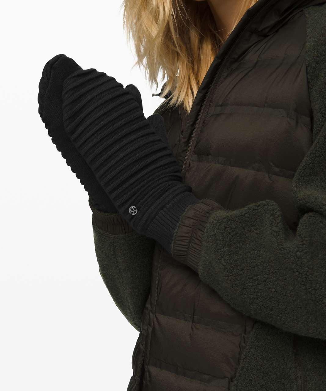 Lululemon Sweet and Sherpa Mittens - Black