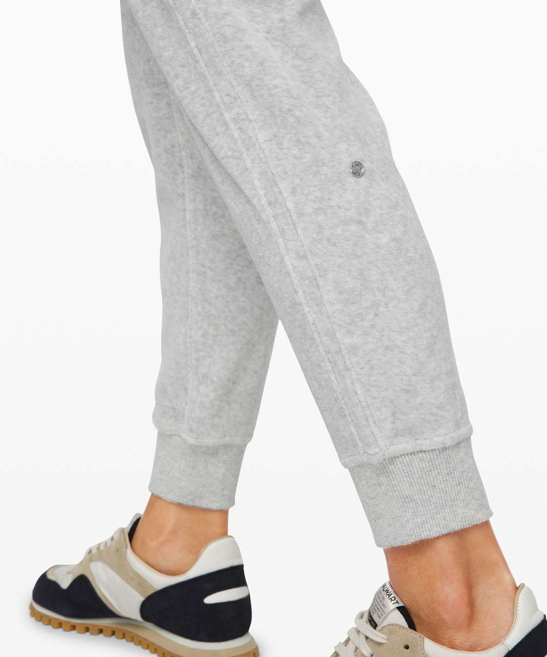 Lululemon Warm Down Jogger *Soft Touch - Heathered Core Ultra Light Grey -  lulu fanatics