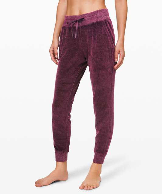 Lululemon Warm Down Jogger Soft Modal - Heathered Pink Taupe - lulu fanatics