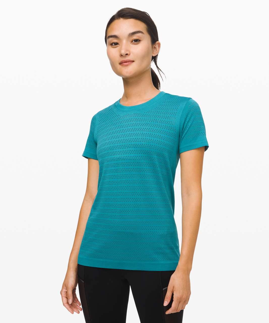 Lululemon Breeze By Short Sleeve *Squad - Ice Cave / Ice Cave