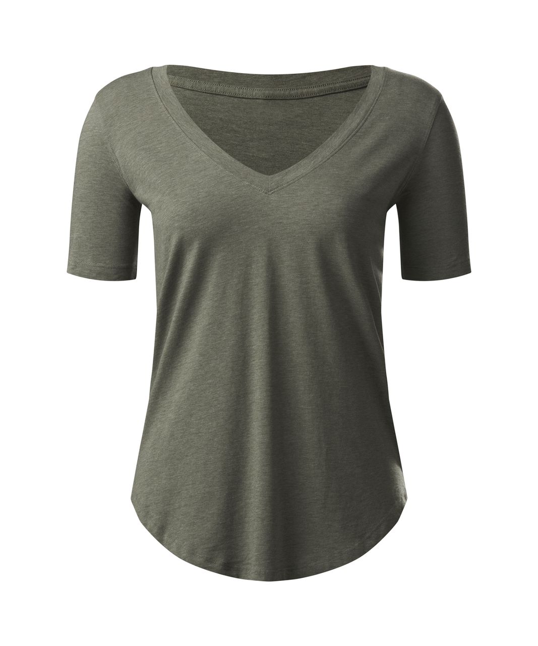 Lululemon Love Tee III - Heathered Fatigue Green