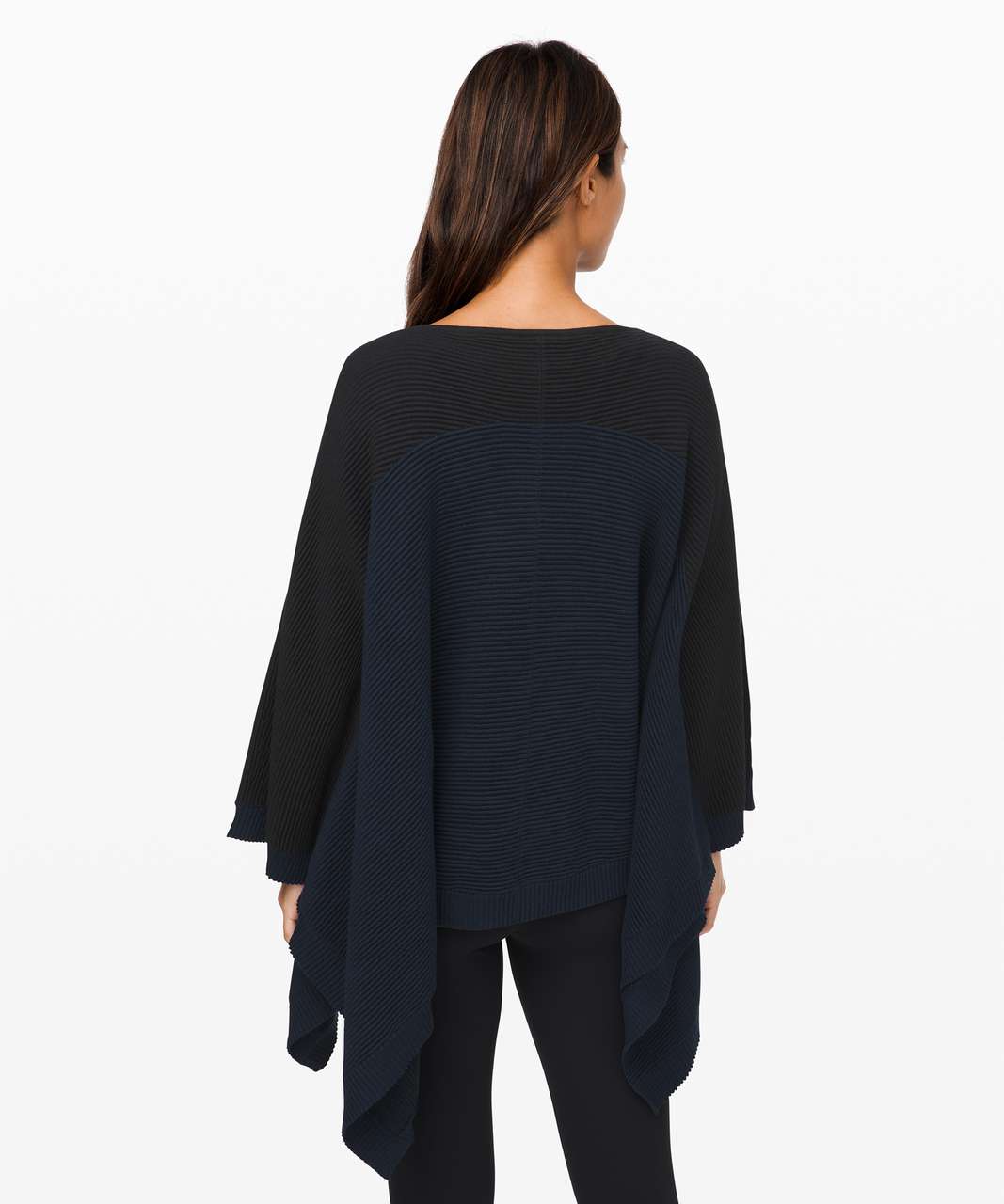 Lululemon It All Lines Up Poncho - Black / True Navy