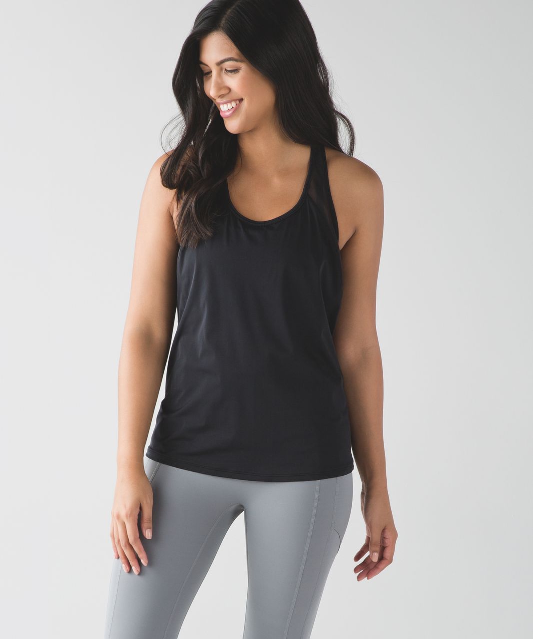 Lululemon Sunshine Ahead Swim Tank - Black - lulu fanatics