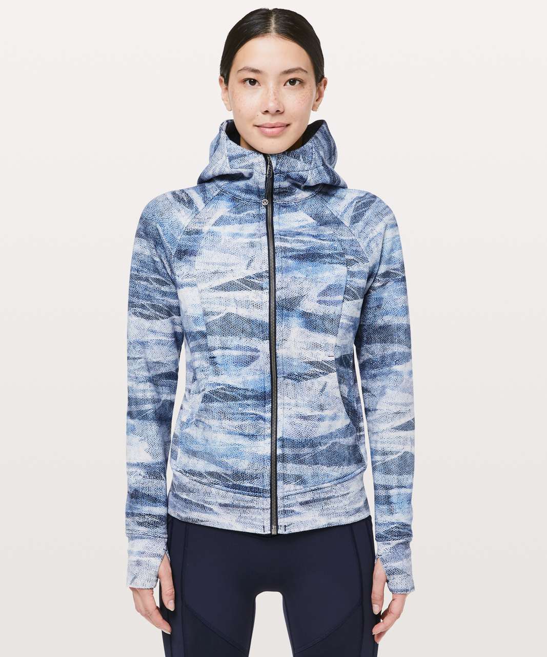 Lululemon Scuba Hoodie *light Cotton Fleece In Printed