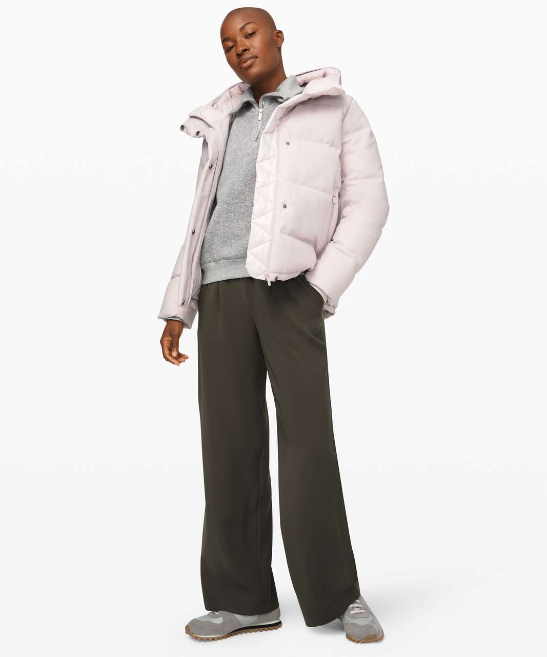 Lululemon Wunder Puff Jacket *Wool - Heathered Light Chrome - lulu