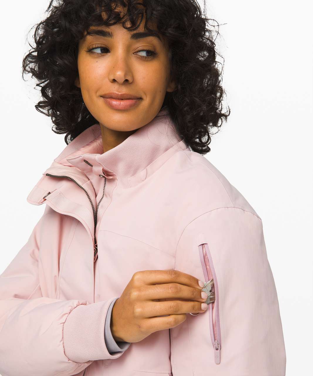 Lululemon Winter Warrior Bomber - Porcelain Pink