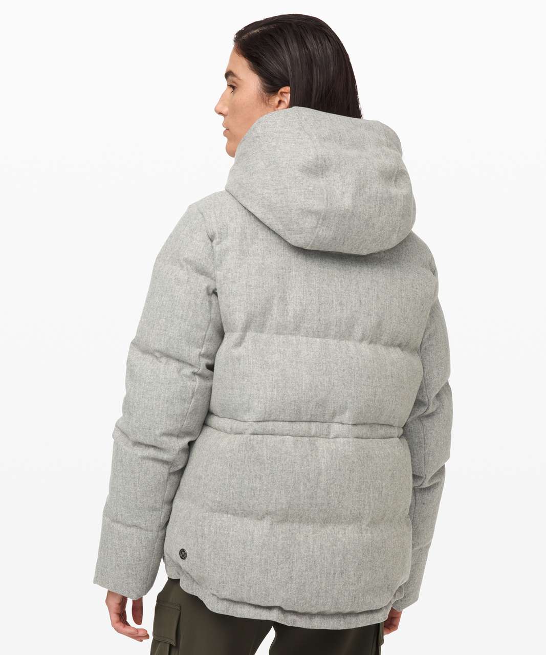 Lululemon Wunder Puff Jacket *Wool - Heathered Silver Graphite - lulu ...