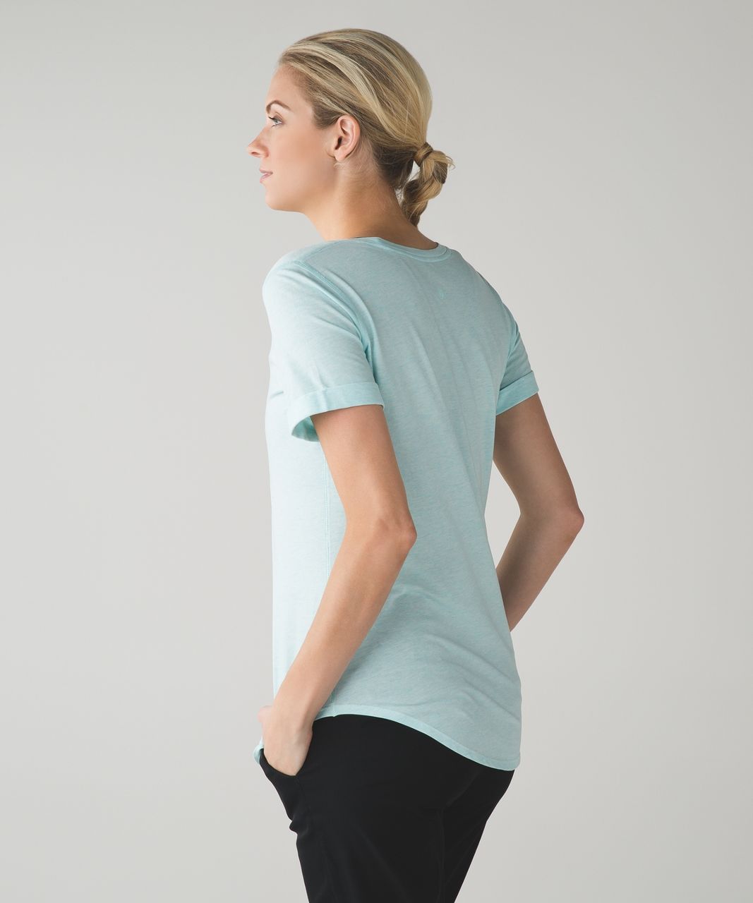 Lululemon Love Tee II - Heathered Aquamarine