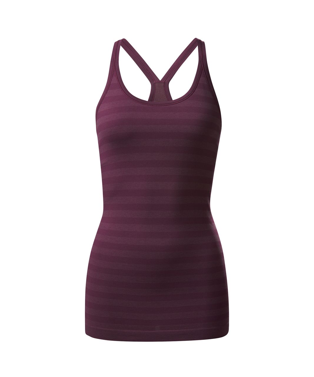 Lululemon Ebb To Street Tank - Heathered Bordeaux Drama