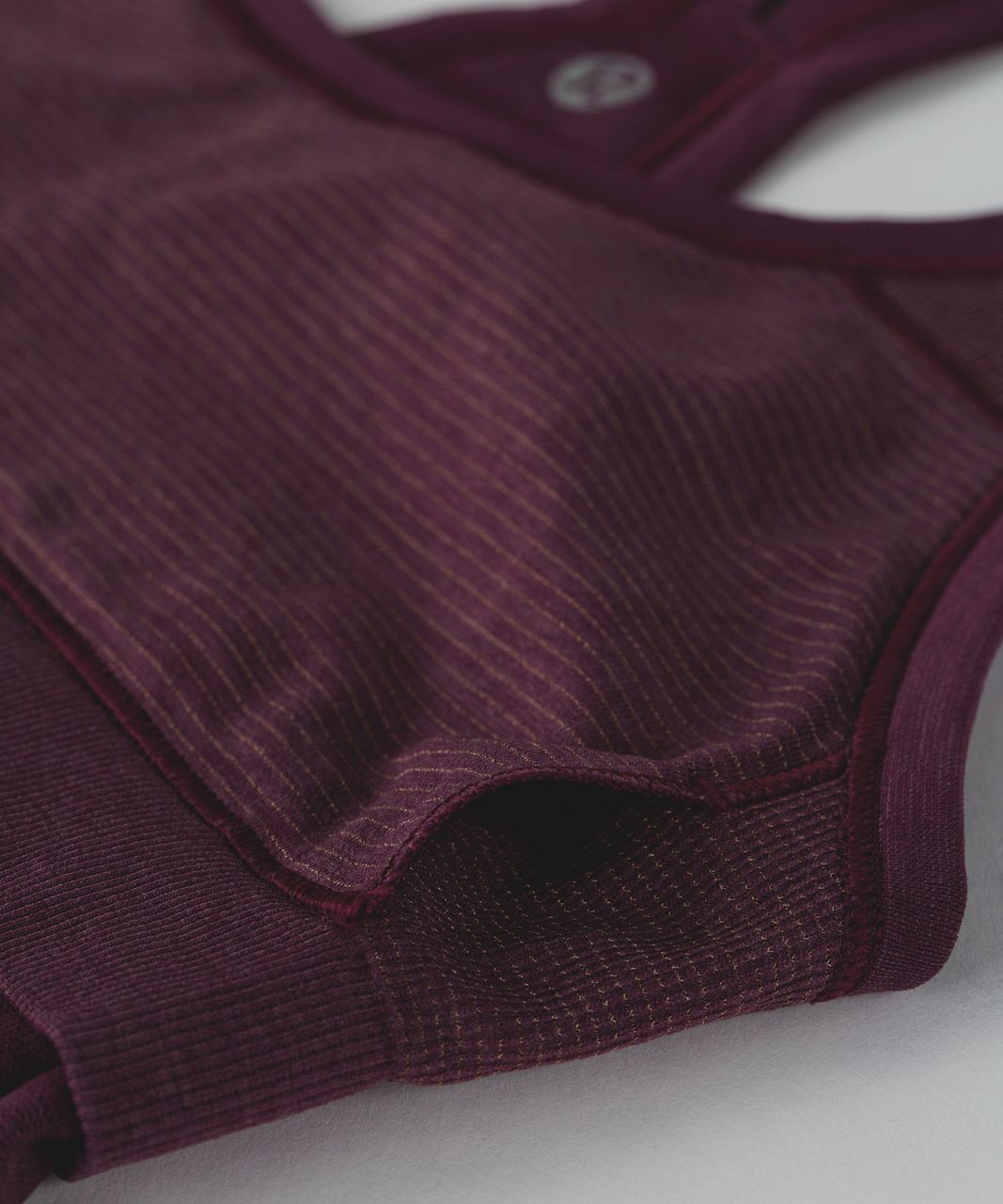 Lululemon Ebb To Street Tank - Heathered Bordeaux Drama