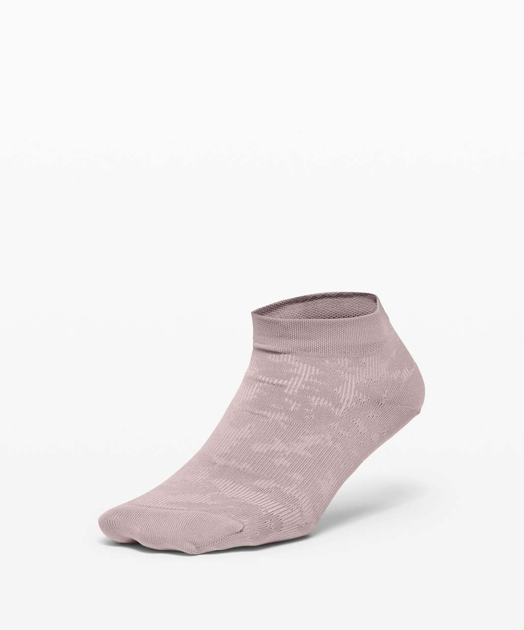 Lululemon Let it Flourish Ankle Sock - Dark Chrome / Pink Bliss