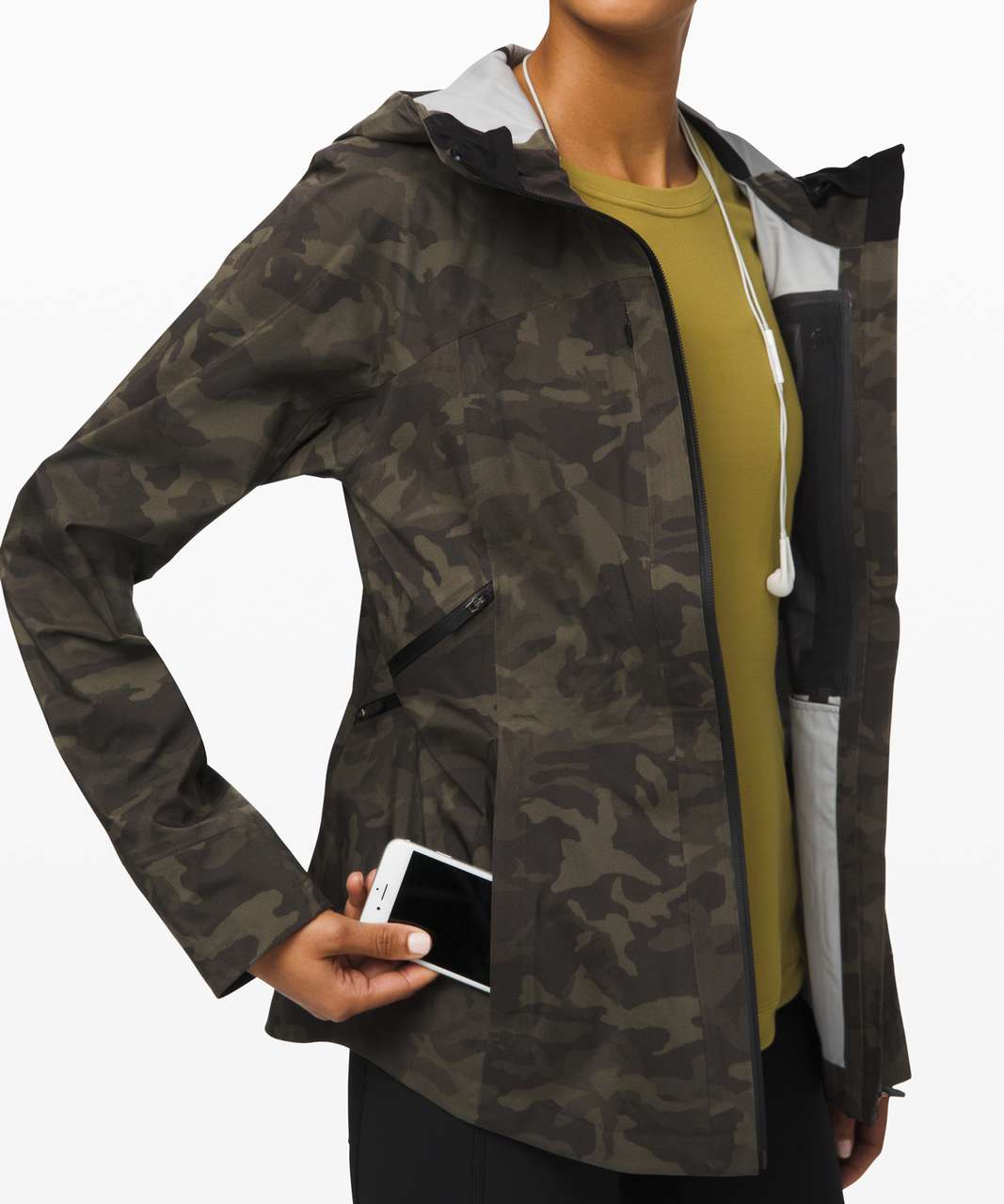 Lululemon In Stride jacket in incognito camo multi - Depop