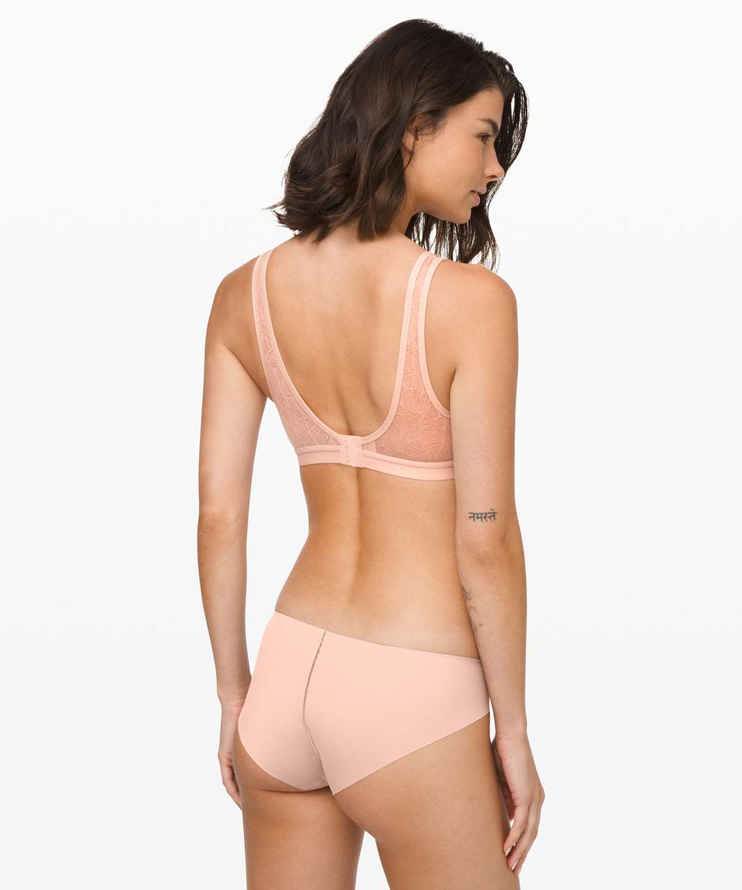 Lululemon Shadow Mesh Cheeky Bikini *Leaf (Online Only) - Ballet Slipper -  lulu fanatics