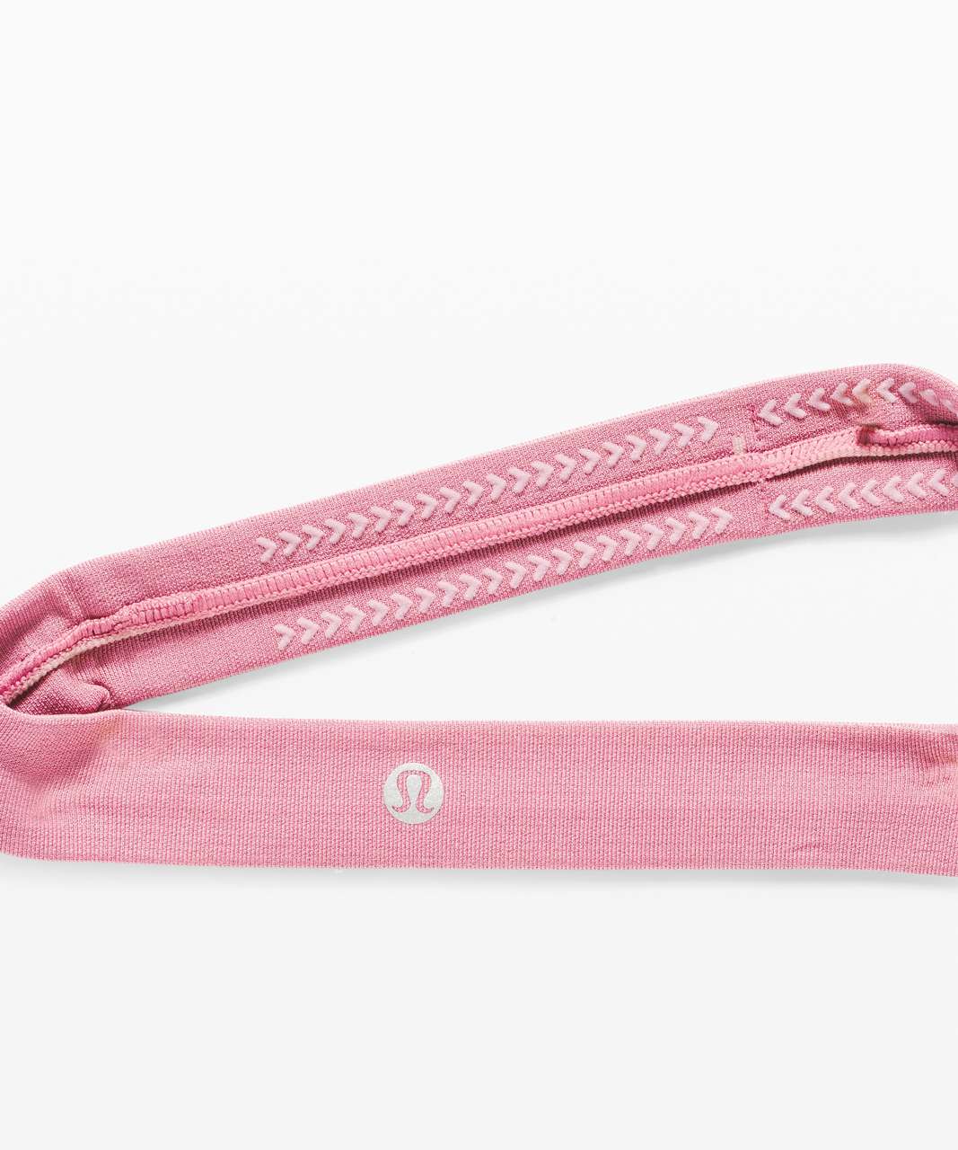 Lululemon Cardio Cross Trainer Headband - Pink Taupe / Moss Rose