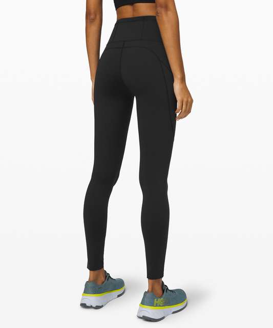 Lululemon Fast and Free High-Rise Tight 28 *Pockets - Black