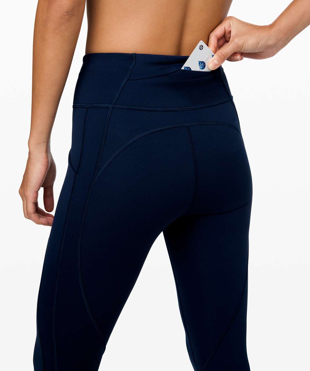 Lululemon Time To Sweat Crop 23" - True Navy