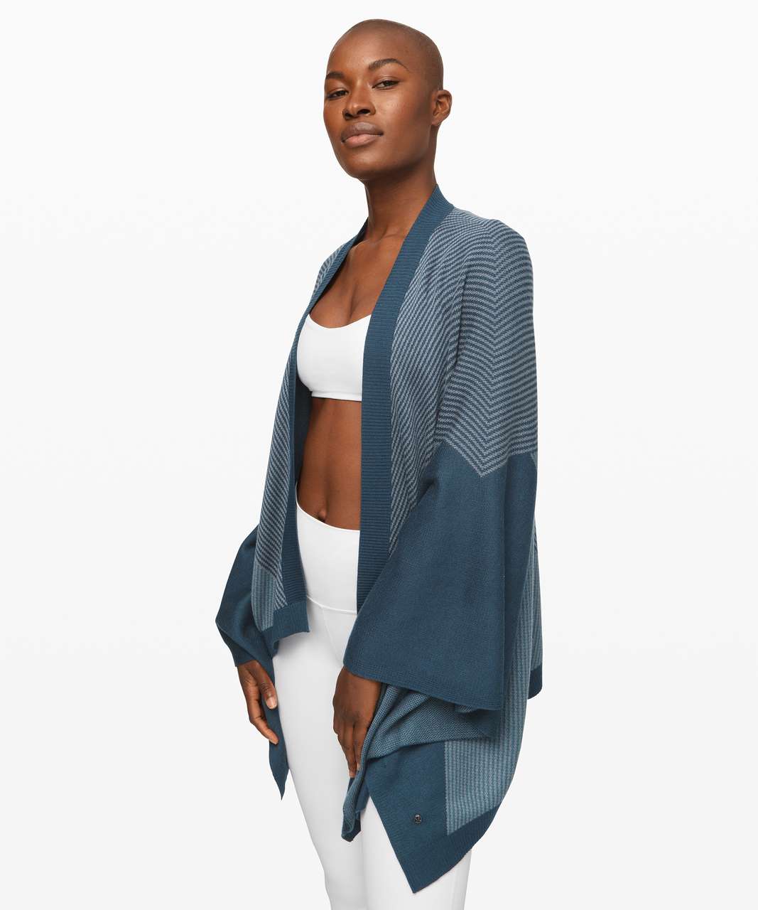 Lululemon Here for Serenity Wrap - Night Diver / Blue Charcoal / Petrol Blue