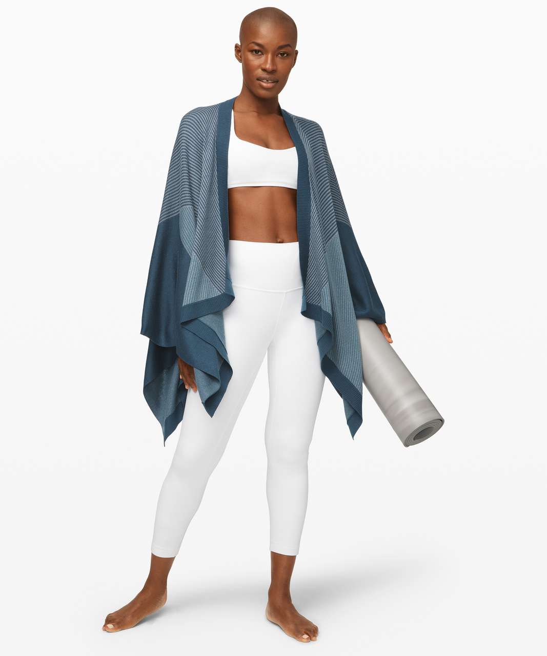 Lululemon Here for Serenity Wrap - Night Diver / Blue Charcoal / Petrol Blue