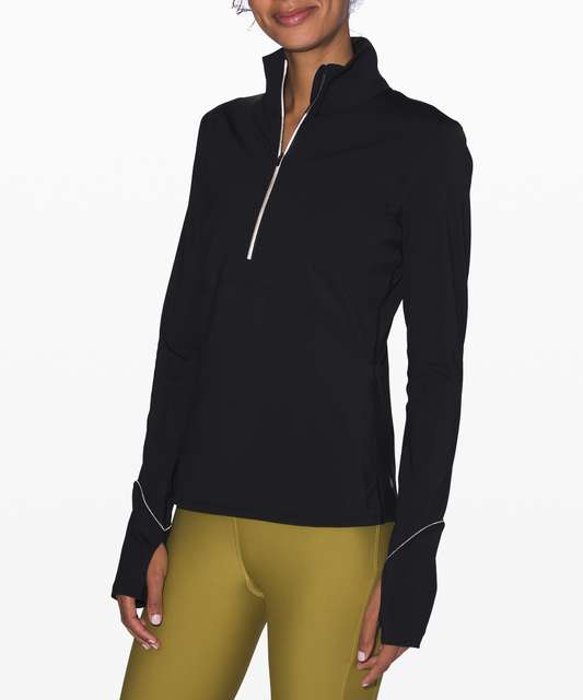 Lululemon New Route 1/2 Zip - Aqua Smoke - lulu fanatics