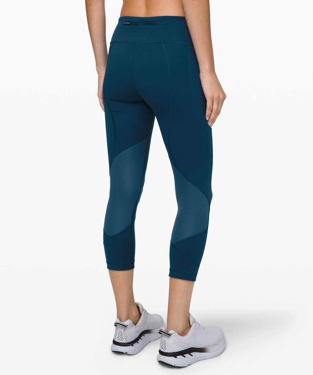 lululemon Pace Rival Crop (22) Leggings Women's Size 4 With Pockets