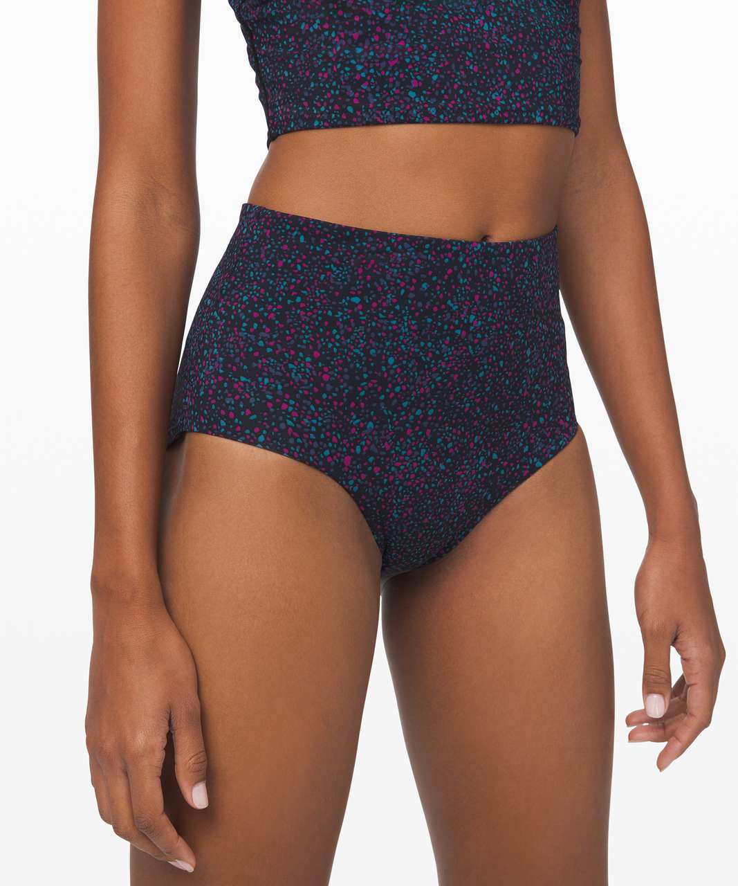 Lululemon Ribbed High-Waist Extra-Skimpy Swim Bottom - Rainforest Green -  lulu fanatics