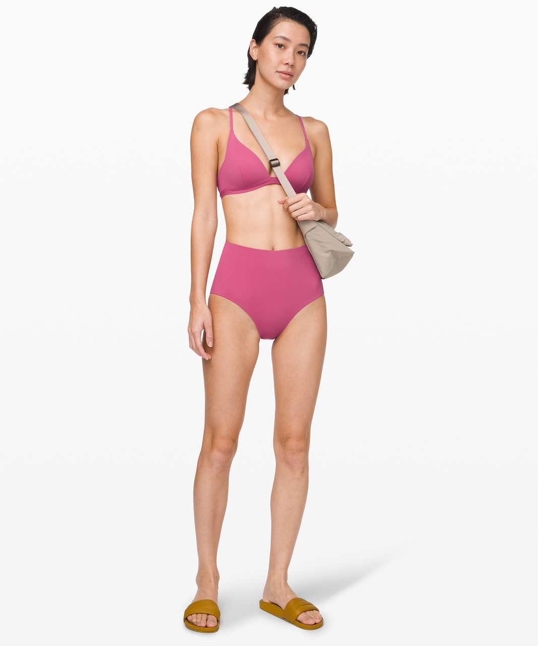 Lululemon Deep Sea High Waist Bottom - Moss Rose