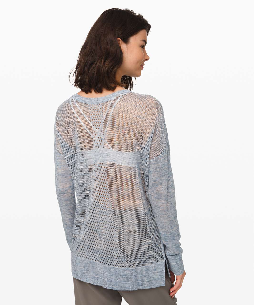 Lululemon Well Being Crew Sweater *Linen - Heathered Speckle