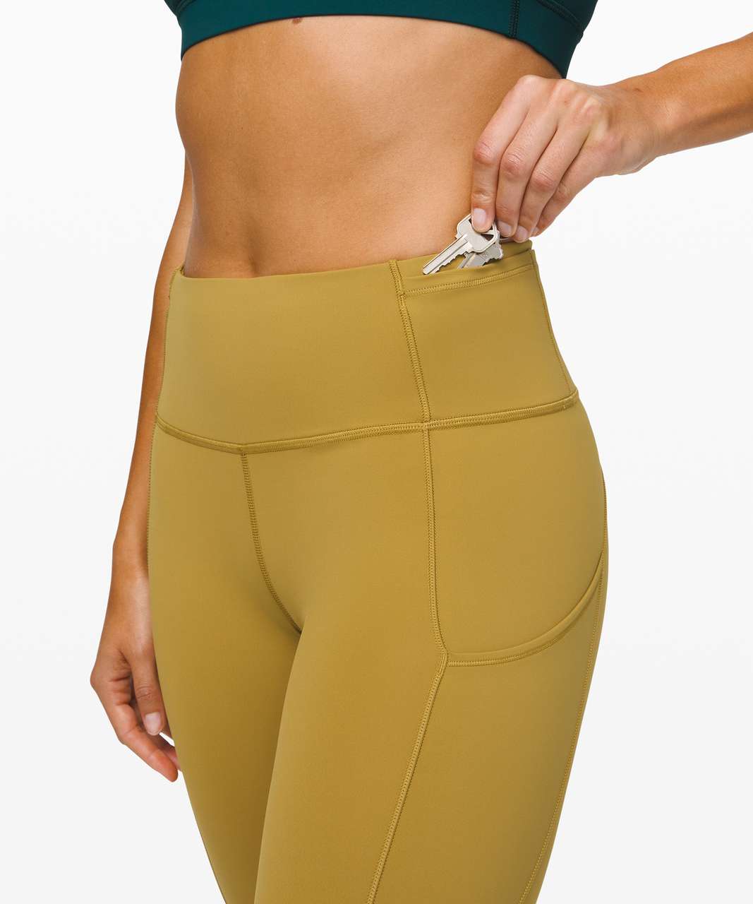 Lululemon Fast and Free Tight II 25 *Non-Reflective Nulux - Brown