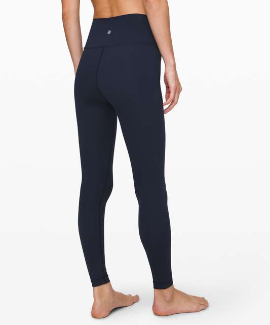 Lululemon Wunder Under High-Rise Tight *Foil 28 - Luminosity Foil Print  Black Black - lulu fanatics