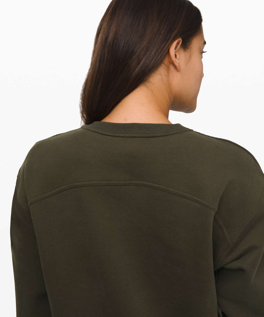 Lululemon All Yours Crew - Dark Olive