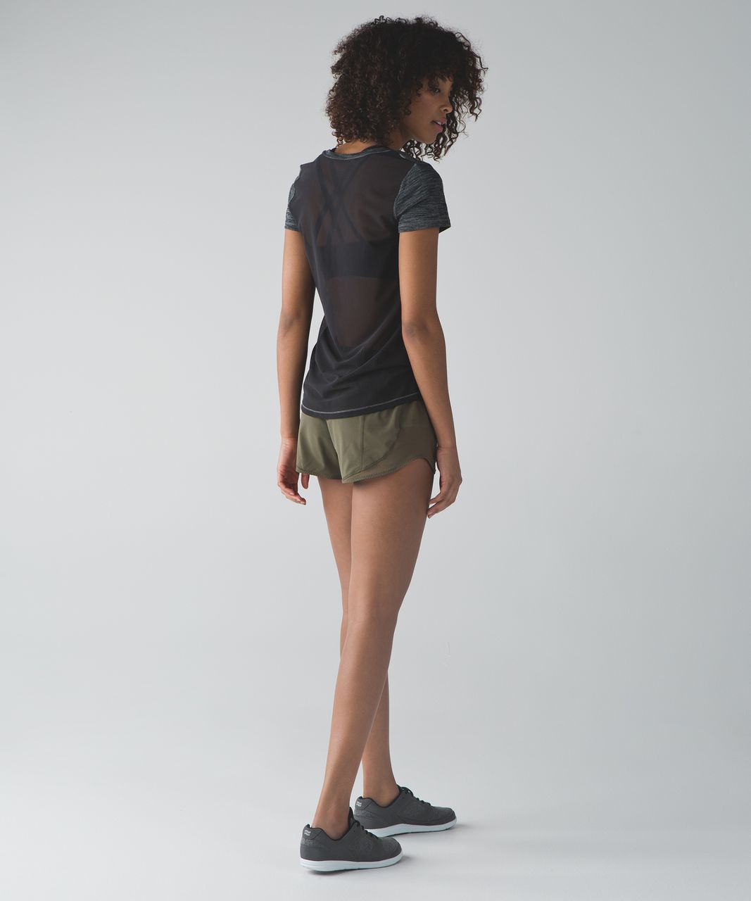 Lululemon Beat The Heat Short - Fatigue Green