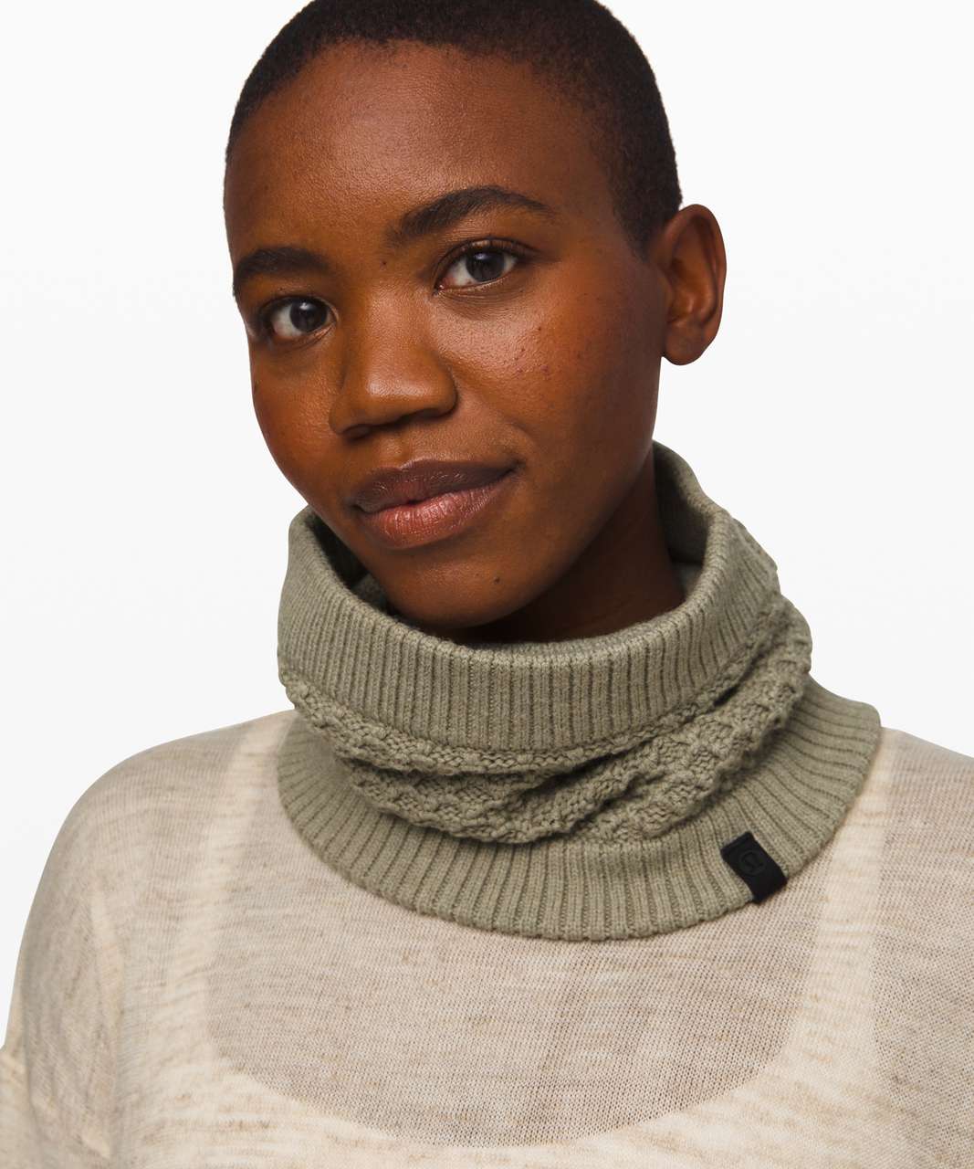 Lululemon Warm Times Neckwarmer - Heathered Highlander