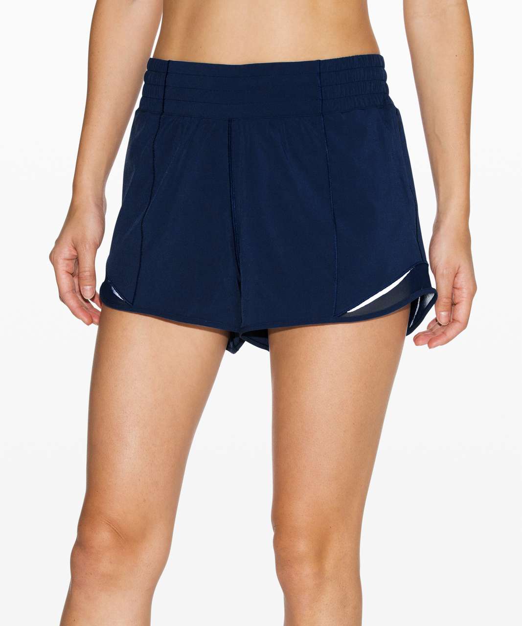 Lululemon Hotty Hot Short *High-Rise Long 4" - True Navy (First Release)