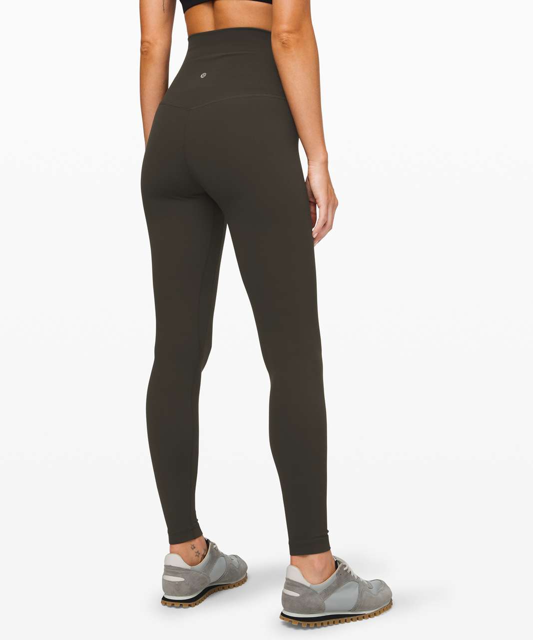 Lululemon Align Super-High Rise Pant 28" - Dark Olive (First Releas)