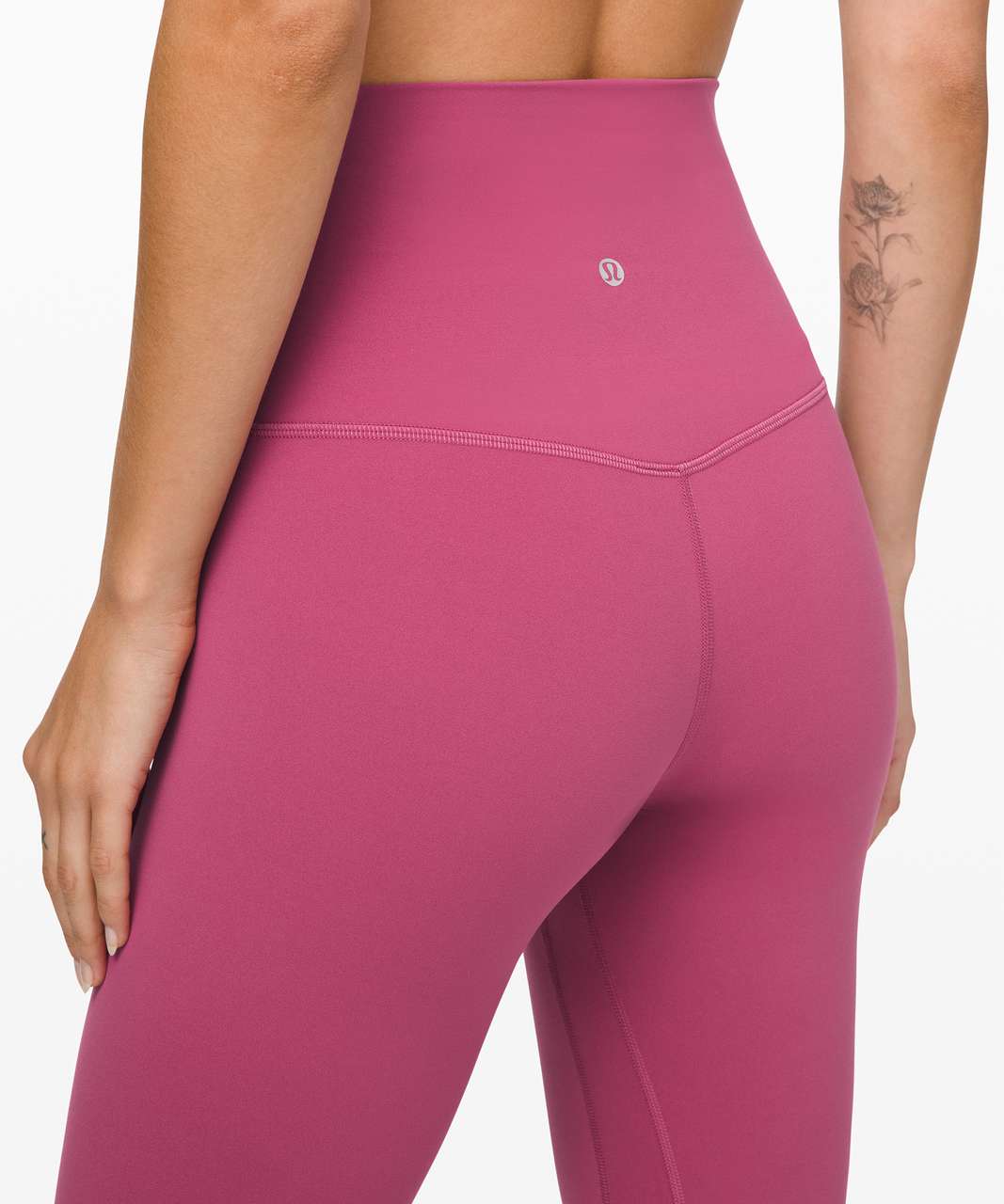 LULULEMON Align High Rise 28” Moss Rose Pink Nulu Stretchy Yoga Pant  leggings 6