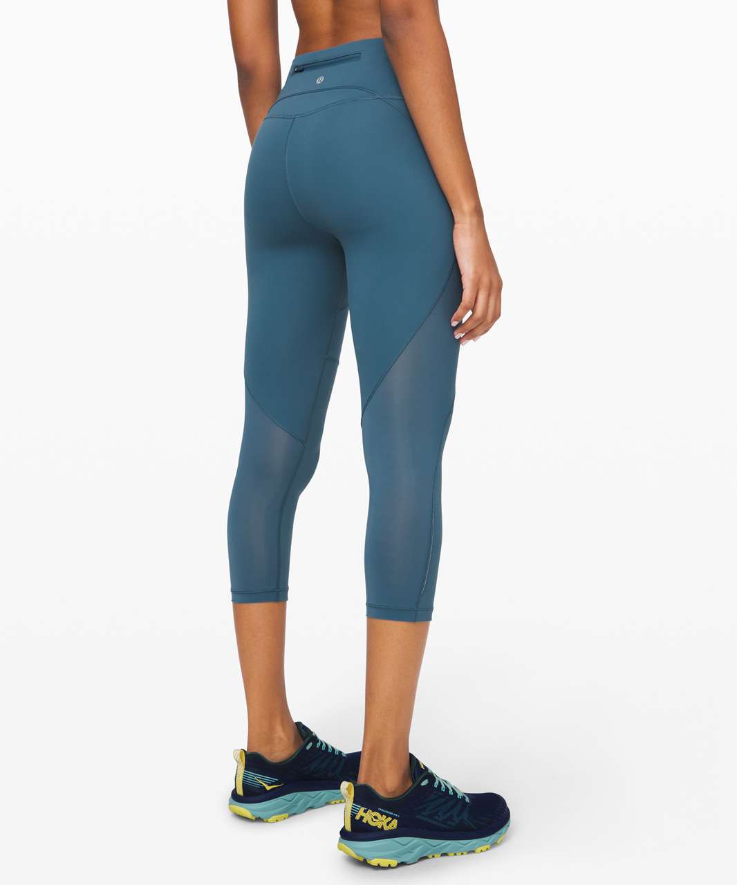 Lululemon Hot Pursuit High-Rise Crop 21" - Petrol Blue