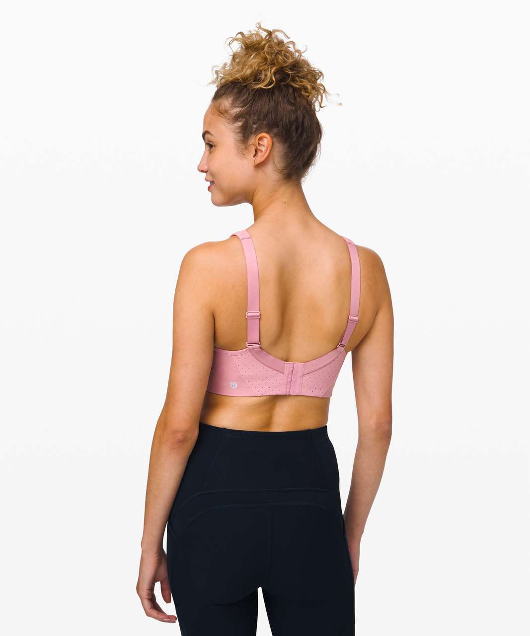 Lululemon Run Times Bra *high Support, B–e Cups In Pink Taupe