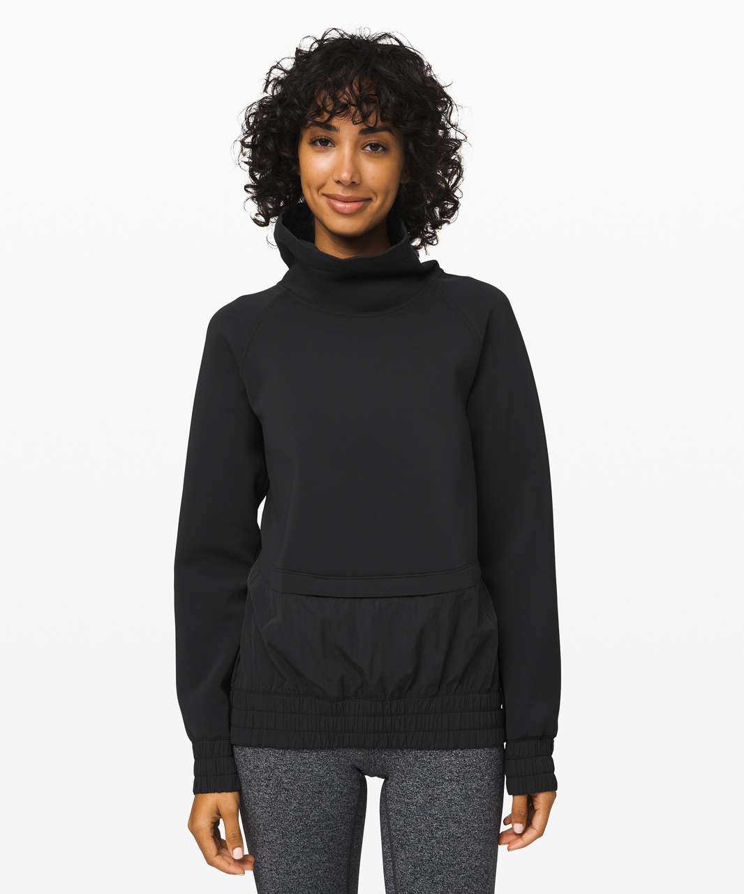 Lululemon Power Position Pullover - Black - lulu fanatics