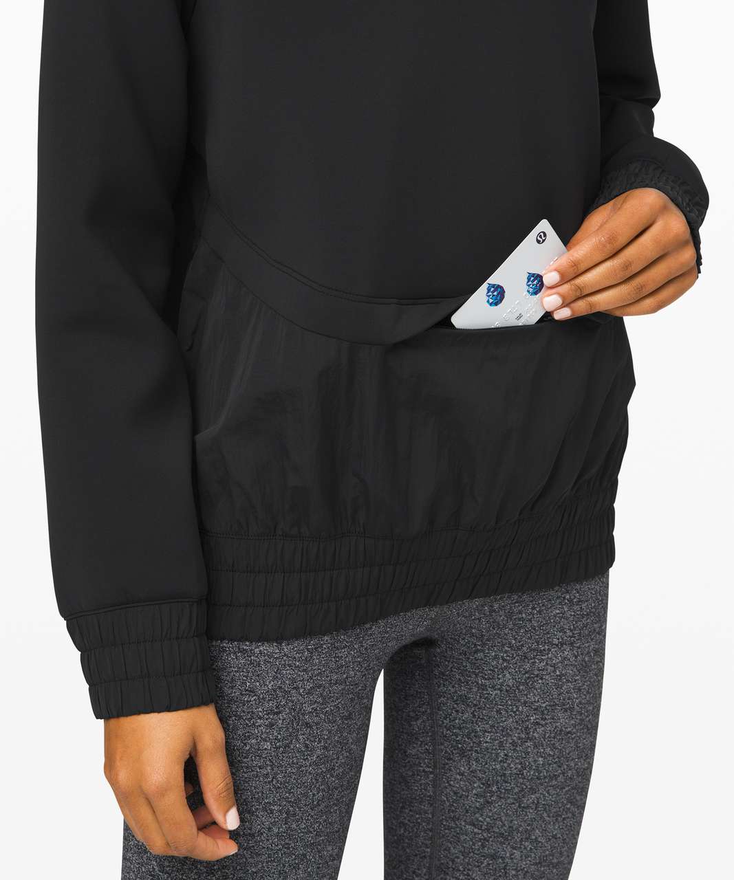 Lululemon Power Position Pullover - Black - lulu fanatics