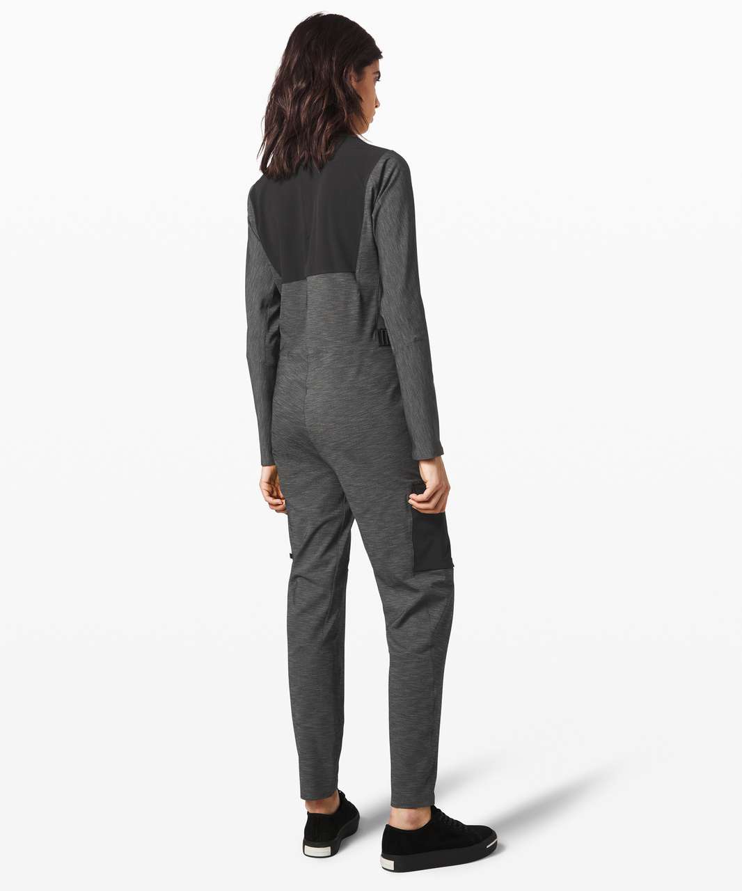 Lululemon Reykur Jumpsuit *lululemon lab - Heathered Black - lulu fanatics