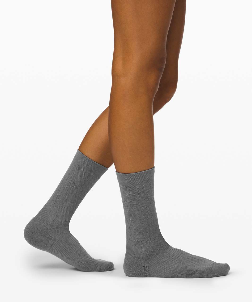 Lululemon Coast to Roam Crew Sock *Wool - Asphalt Grey / Light Cast