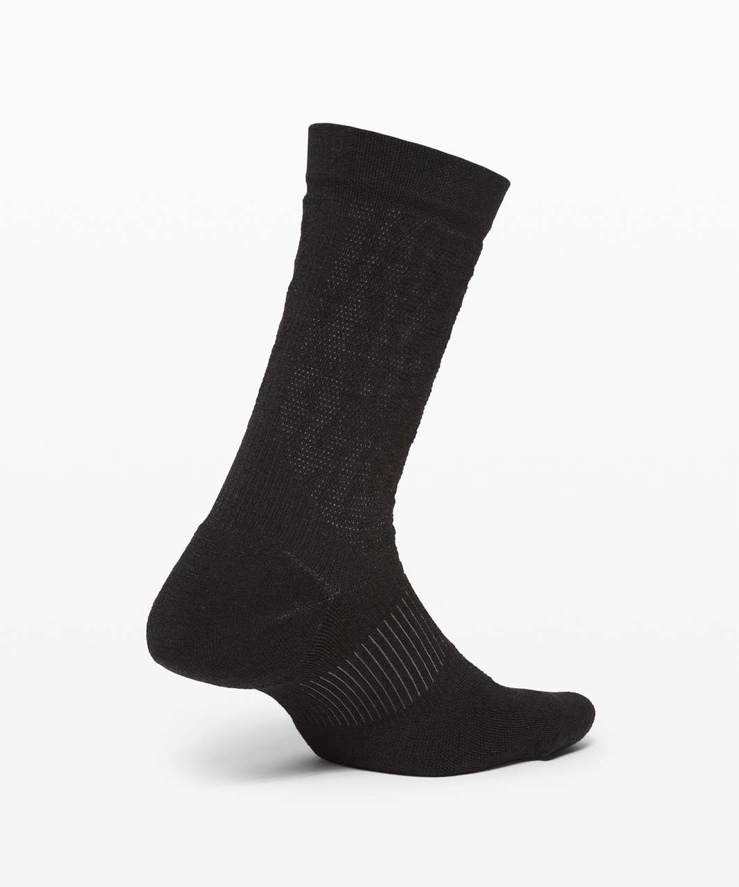 Lululemon Coast to Roam Crew Sock *Wool - Black / Asphalt Grey