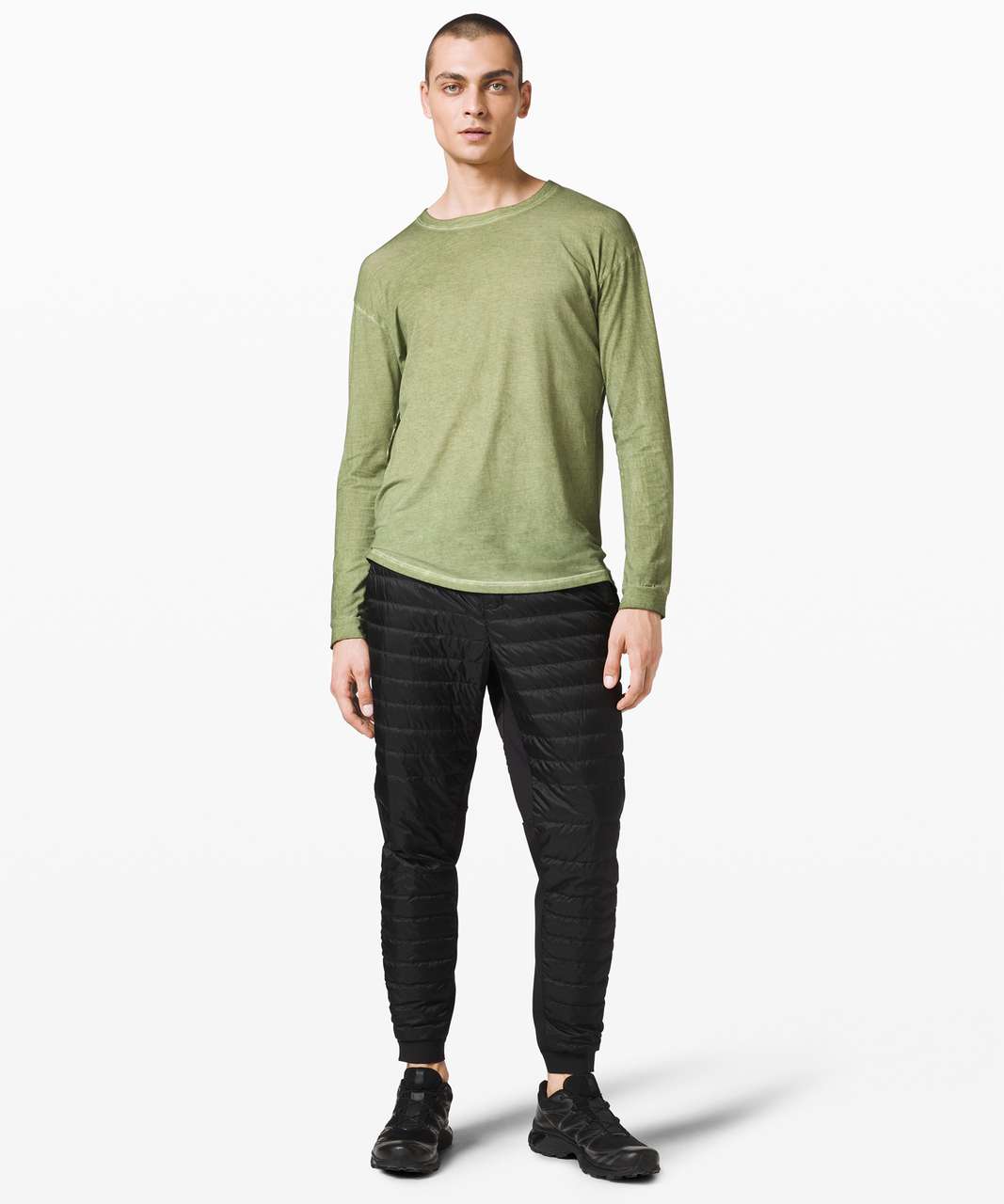 Lululemon Ashta Long Sleeve Tee *lululemon lab - Desert Olive Sun Wash