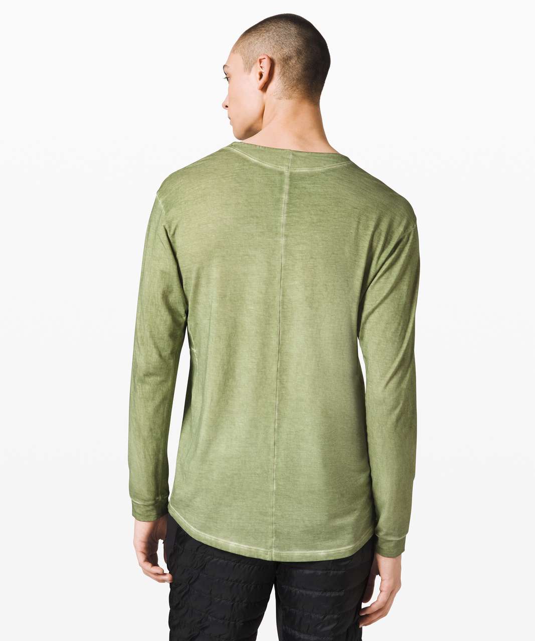 Lululemon Ashta Long Sleeve Tee *lululemon lab - Desert Olive Sun Wash