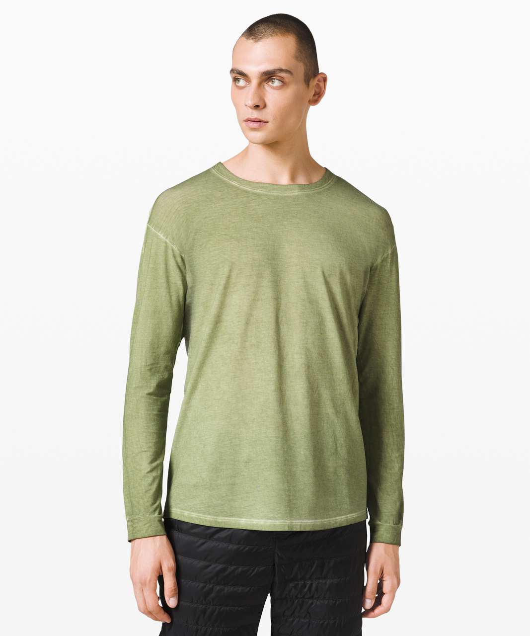 Lululemon Ashta Long Sleeve Tee *lululemon lab - Desert Olive Sun Wash