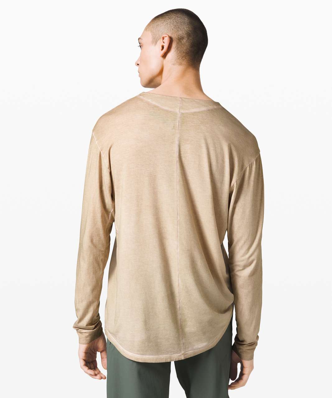 Lululemon Ashta Long Sleeve Tee *lululemon lab - Desert Sand Sun Wash