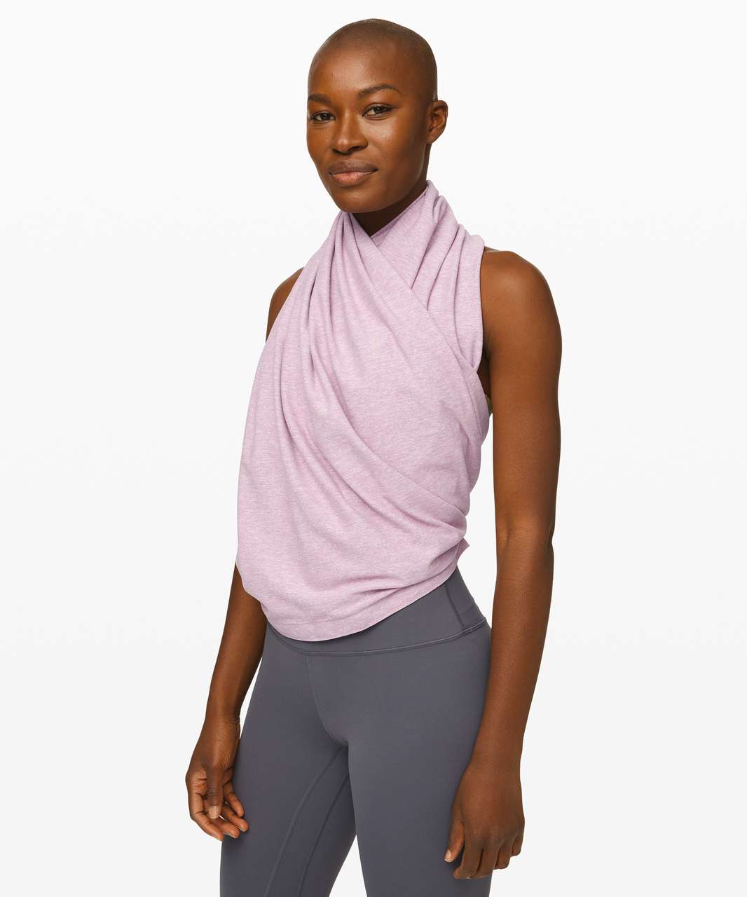 Lululemon Vinyasa Scarf *Rulu - Heathered Pink Taupe