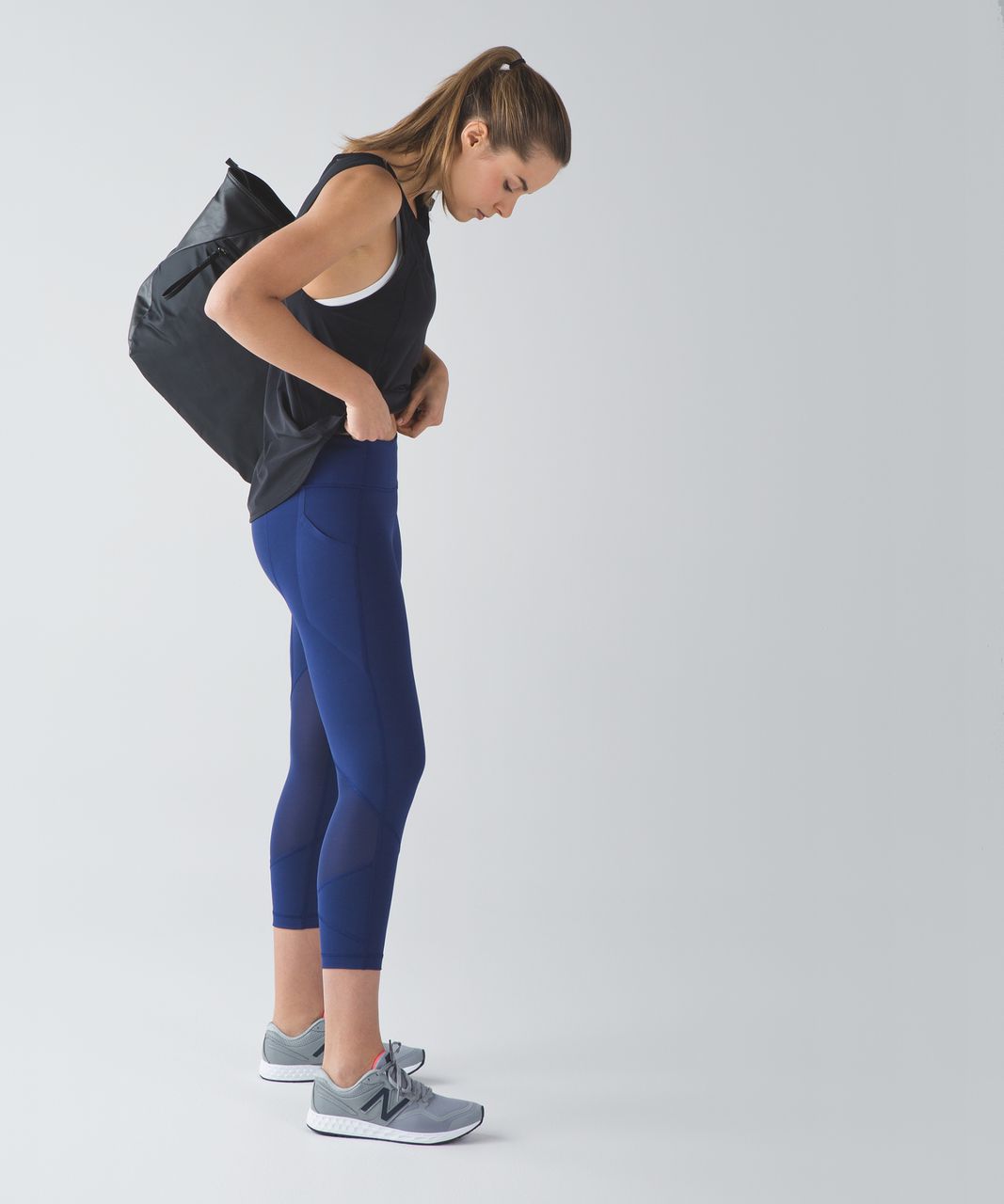 Lululemon Pace Rival Crop - Hero Blue